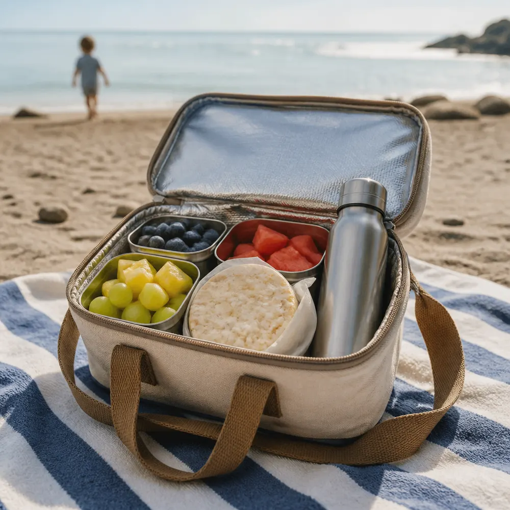 Come gestire le merende bio fuori casa: spiaggia, gite e centri estivi — Merenda biologica per bambini: idee sane, ricette facili e consigli per l'estate
