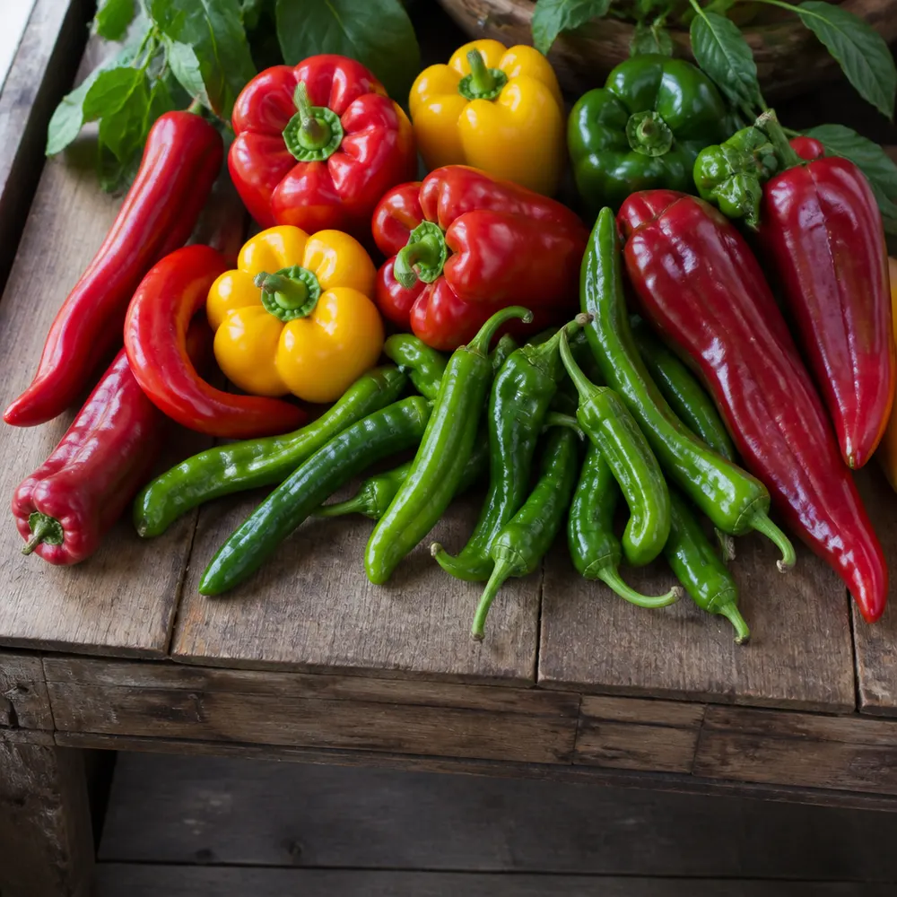 Le varietà di peperoni biologici protagoniste di agosto — Peperoni biologici di agosto: varietà, proprietà e come sceglierli al meglio di stagione