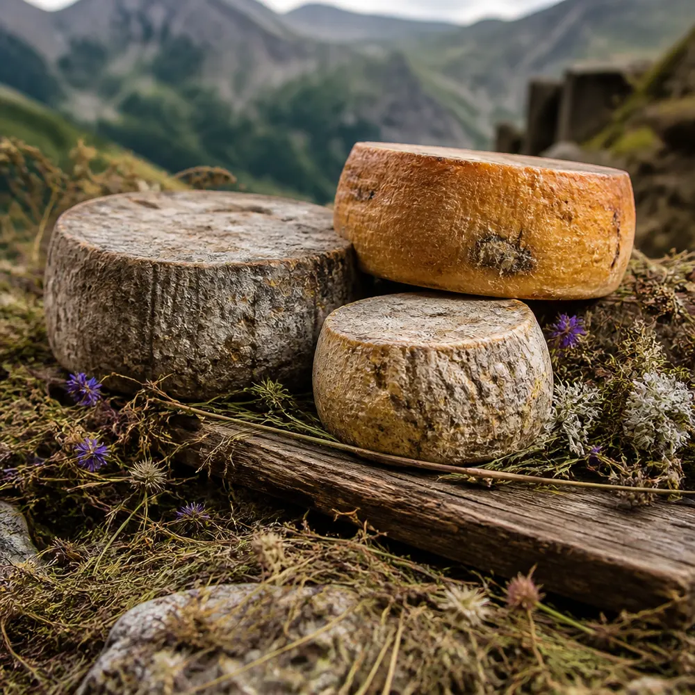 Formaggi biologici d'alpeggio: il tesoro di settembre — Prodotti biologici della Lombardia: formaggi d'alpeggio, riso, miele e cosa comprare a settembre